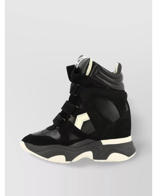 Isabel Marant Black Balskee High-Top Sneakers