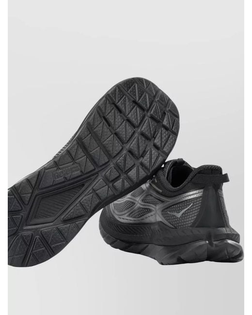 Hoka One One Black Synthetic Mach Remastered Aura Low-Top Sneakers for men