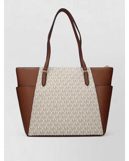 Michael Kors White Leather Tote Bag