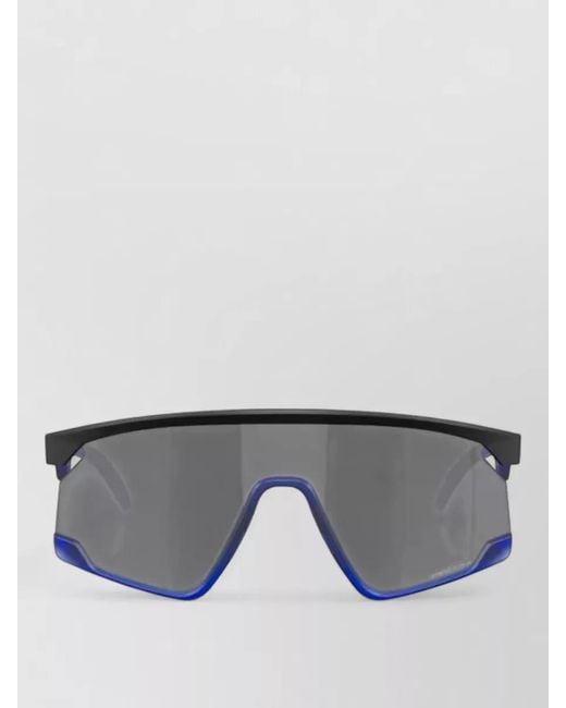 Oakley Gray Round Wraparound Sunglasses Sculpted Arms Design