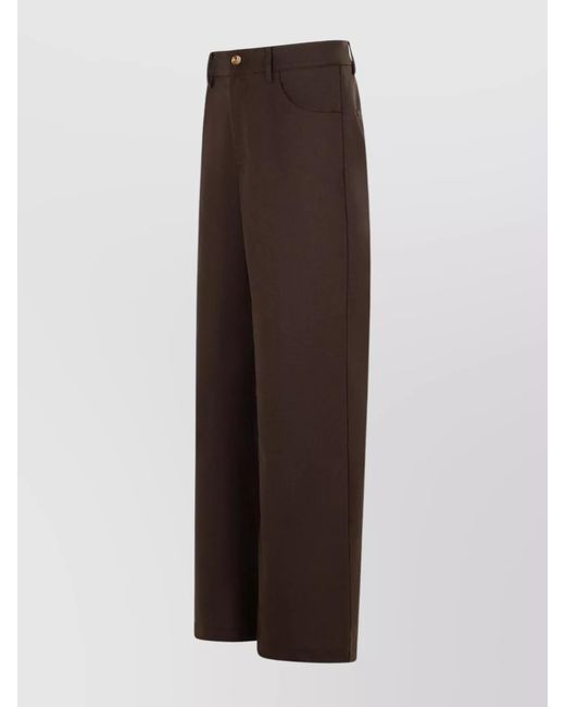 Séfr Brown Wide-Leg Trousers for men