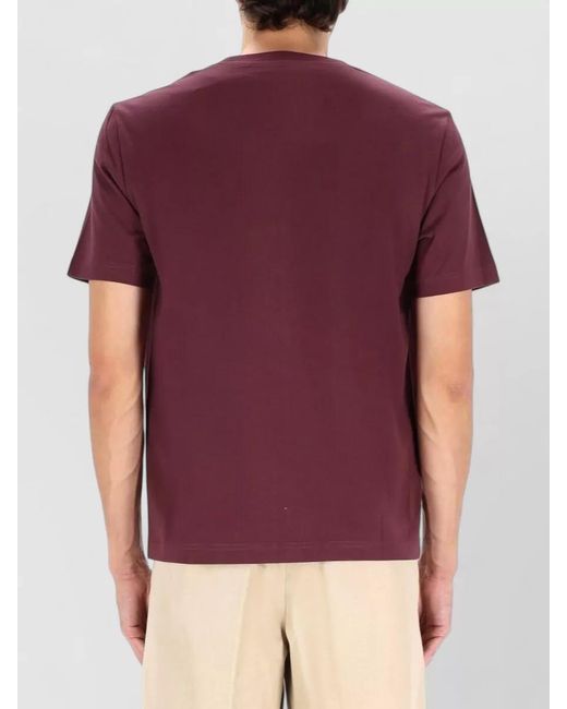 Lanvin Blue Crew Neck Short Sleeve T-Shirt Design for men