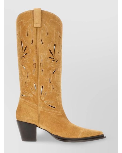 Jimmy Choo Metallic Cece Mid Ii Suede Boots