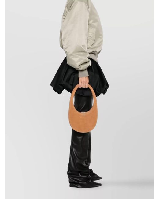 Coperni White Swipe Leather Shoulder Bag