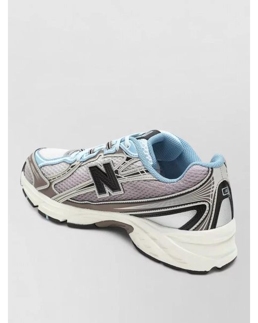 New Balance Metallic Mesh Upper Sneakers Rubber Outsole Design