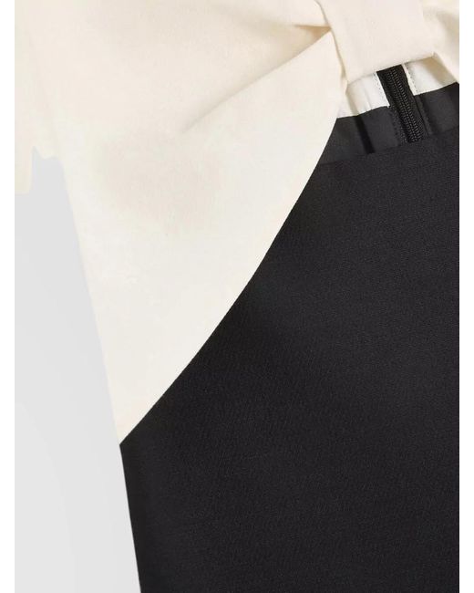 Valentino Garavani Black Silk Virgin Wool Short Dress