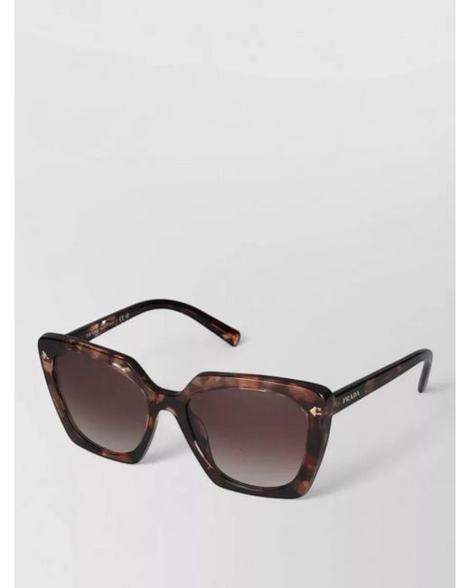 Prada Multicolor Sunglasses 0Pr 23Zs 07R0A6 Cat Eye Oversized