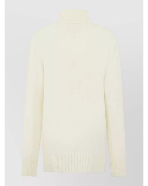 Totême Natural Cashmere Turtleneck Sweater Long Sleeves