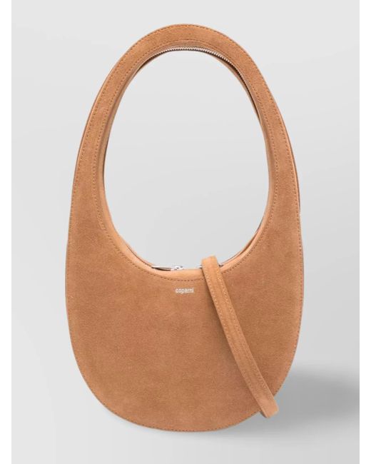 Coperni White Swipe Leather Shoulder Bag