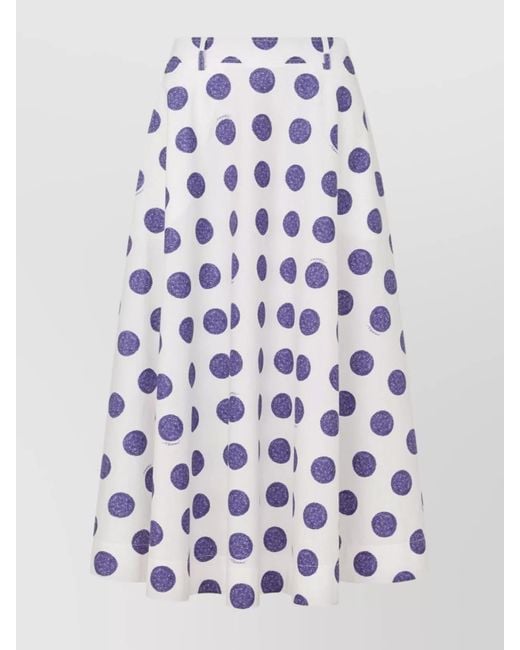 Moschino White Knee Length And Midi Skirts