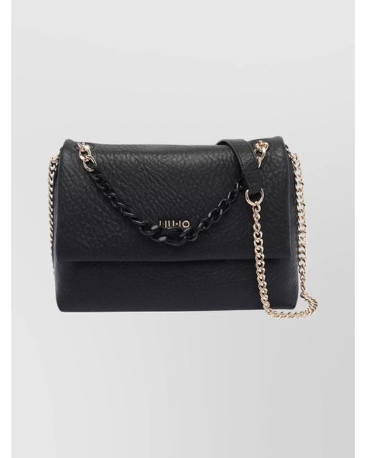 Liu Jo Black Crossbody Bag Chain Strap