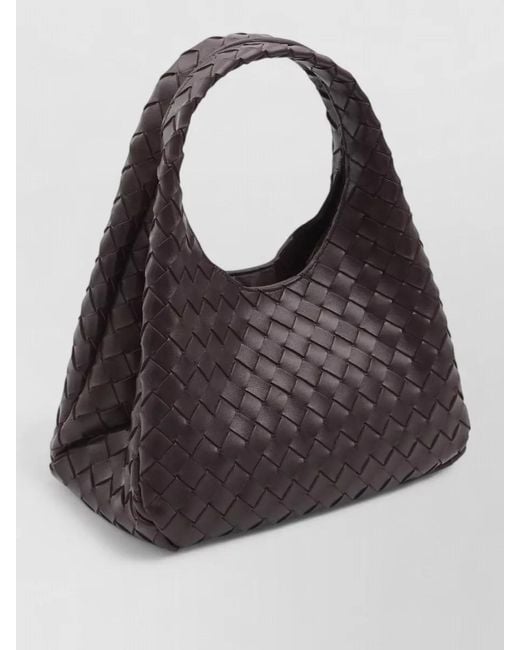 Bottega Veneta Gray Campana Small Leather Tote Bag