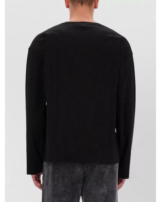 DIESEL Black Cotton Sweatshirt for men