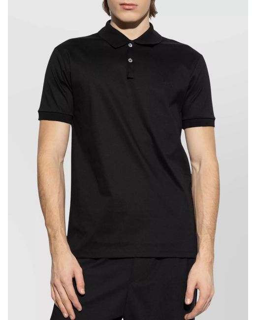 Lanvin Black Polo Shirt for men