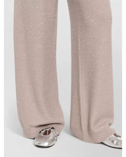 Fabiana Filippi Multicolor Cashmere Blend Straight-Leg Knitted Trousers