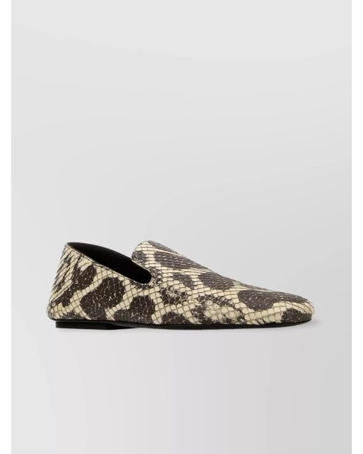 Bottega Veneta Multicolor Anaconda Leather Slippers