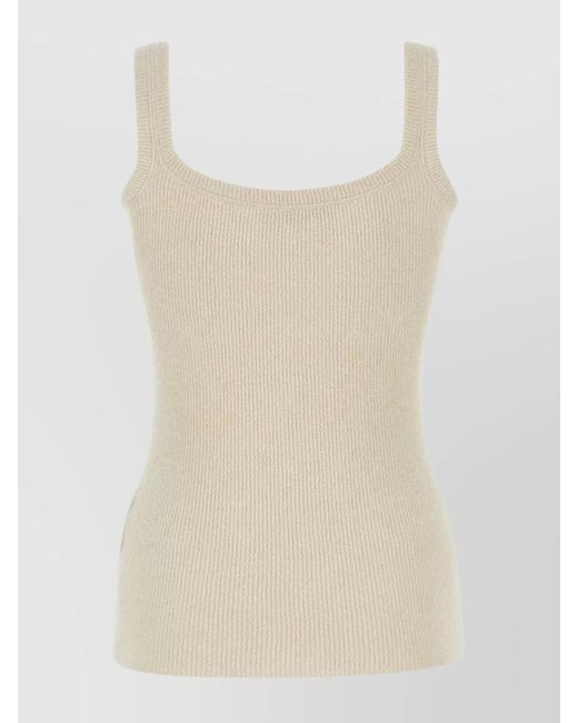 Valentino Garavani Natural Silk Tank Top
