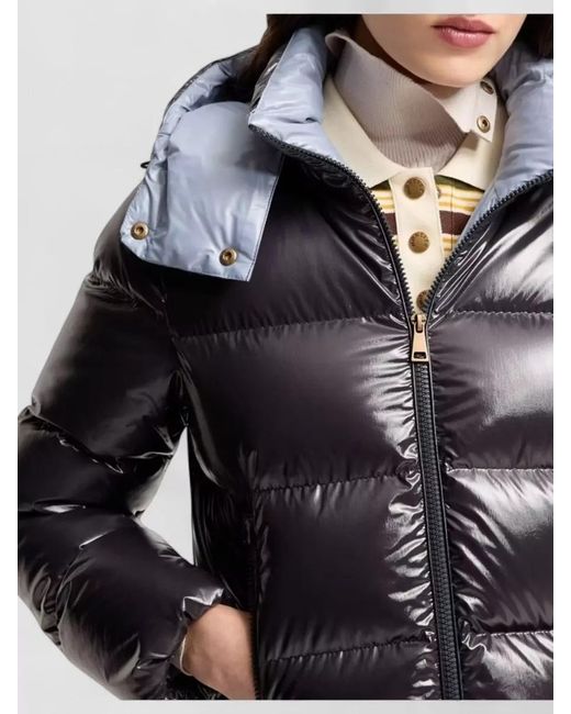 Moncler Gray Niveole Short Down Jacket