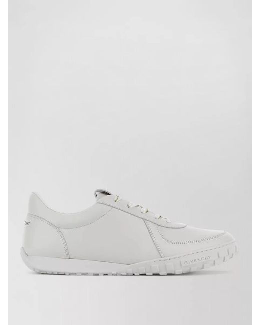 Givenchy White Leather Low-Top Sneakers for men