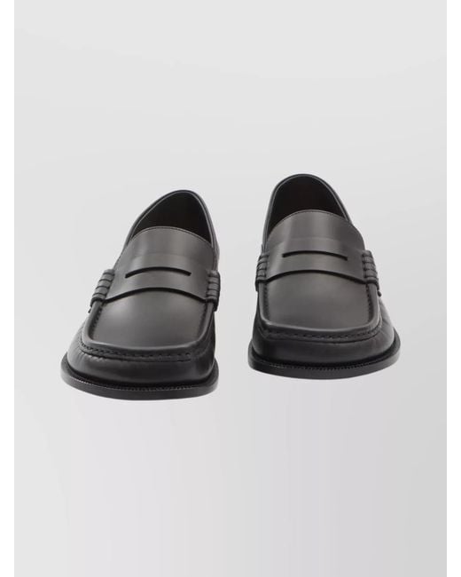 Loewe Multicolor Leather Campo Flap Back Loafers for men