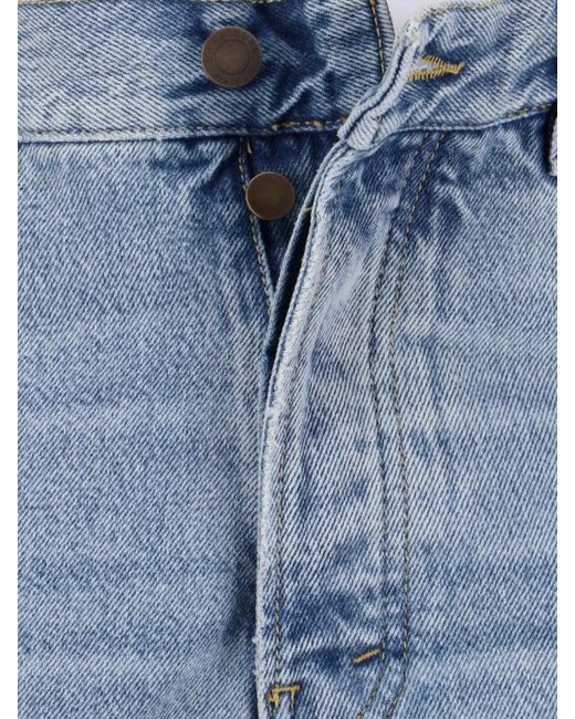 Haikure Blue Denim Straight-Leg Jeans for men