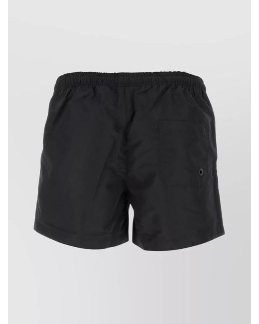 Marcelo Burlon Black Polyamide Swim Shorts main image 0