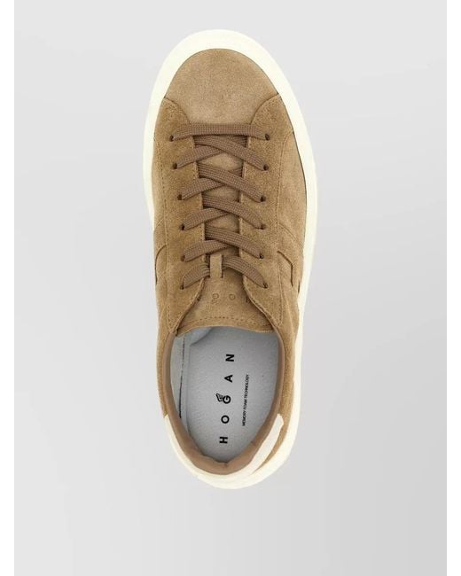 Hogan Natural Leather H691 Low-Top Sneakers for men