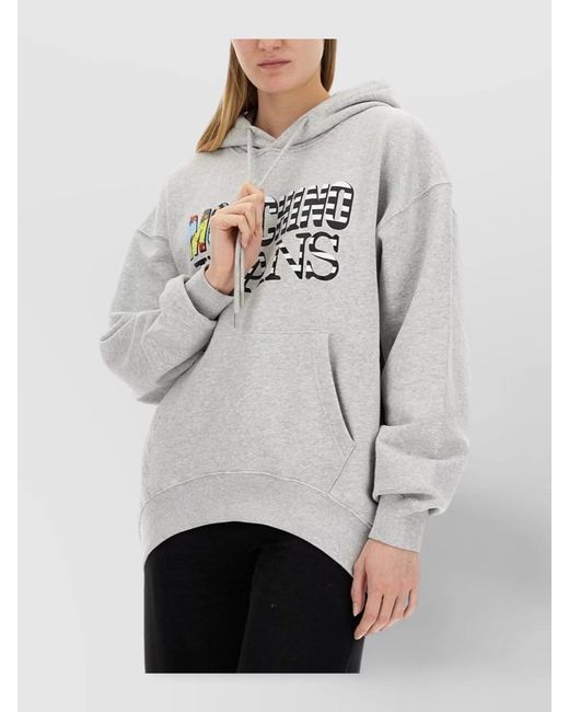 Moschino White Oversized Knitted Top