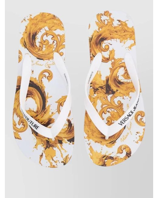 Versace Jeans Couture Multicolor Thong Sandals