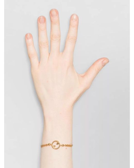 Gucci Metallic Bracelet Double Chain Statement Design