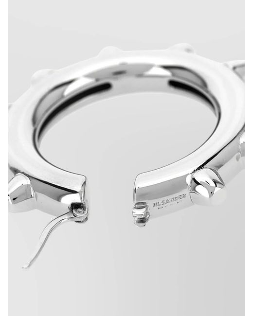 Jil Sander Multicolor Brass Stud Earrings