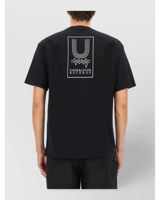 Undercover Black Printed Regular-Fit T-Shirt for men
