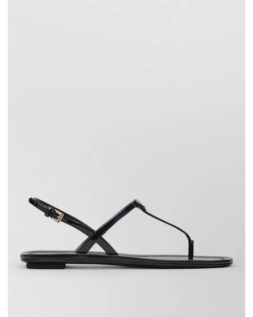 Prada Multicolor Flat Sole Open Toe Slingback Sandals