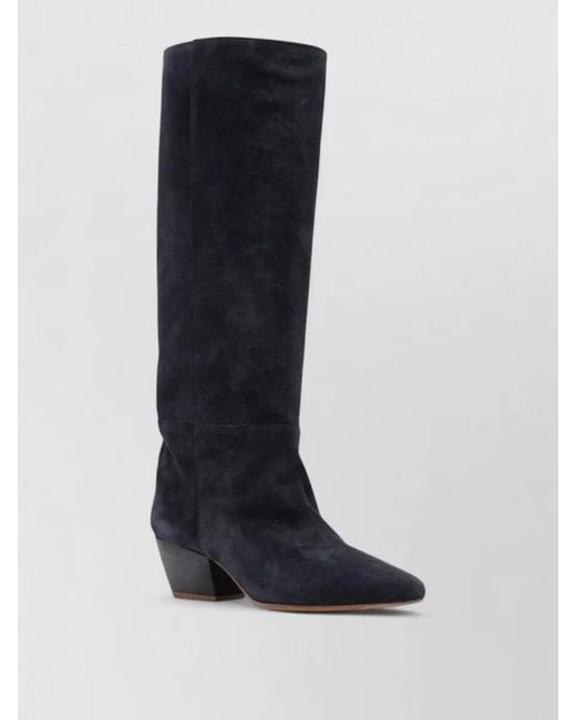Forte_forte Blue Suede Leather Boots