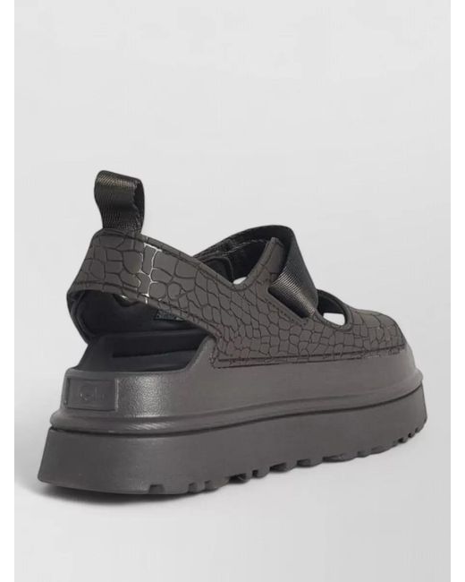 Ugg Black Leather Sandals