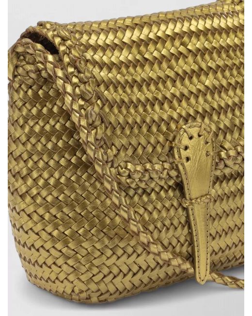 Dragon Diffusion Metallic Mini City Bag Leather Crossbody Bag