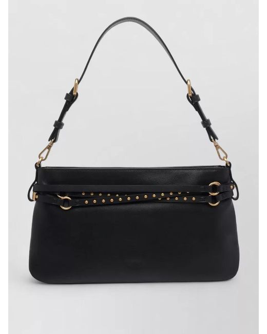Pinko Black Mini Shoulder Belt Bag Adjustable Strap