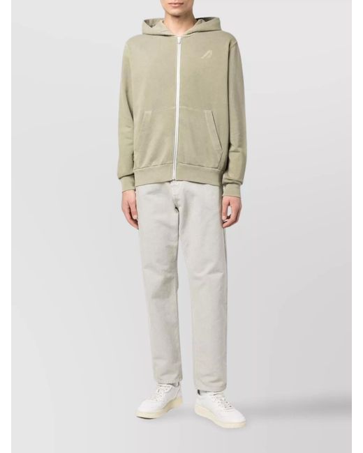 Autry Natural Cotton Logo Hoodie for men