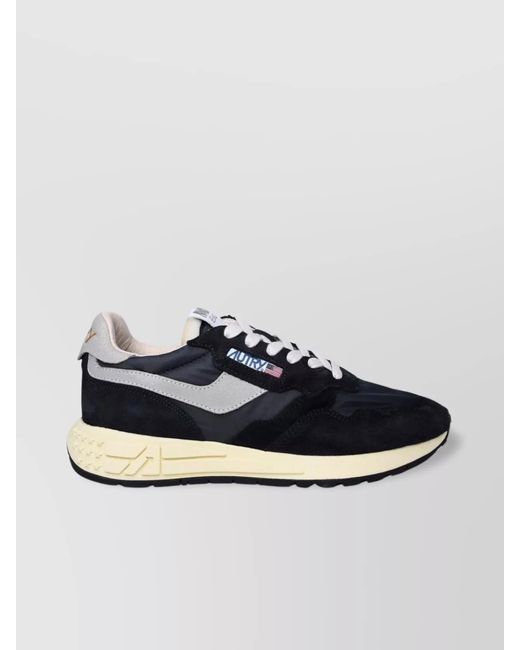 Autry Blue Suede Blend Sneakers for men
