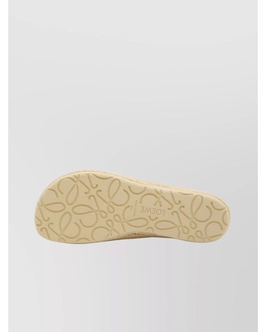 Loewe Brown Suede Lace-Up Slippers for men