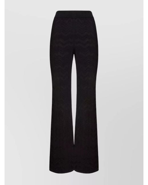 Missoni Blue Wide-Leg Trousers