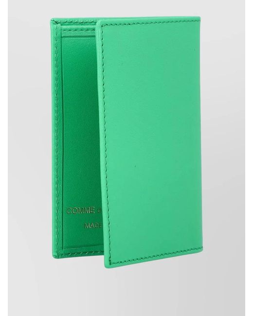 Comme des Garçons Green Leather Cardholder