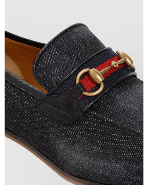 Gucci Black Denim Loafers for men