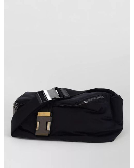 Christian Louboutin Black Belt Bag Shoulder Style Adjustable Strap for men