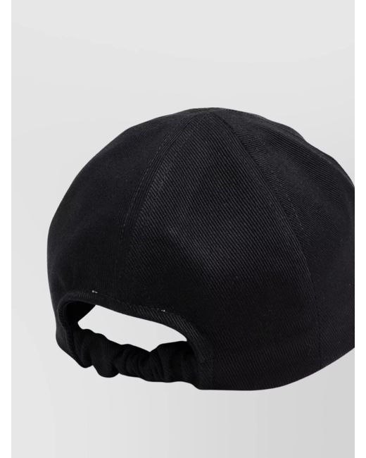 Patou Black Cotton Logo-Embroidered Baseball Cap