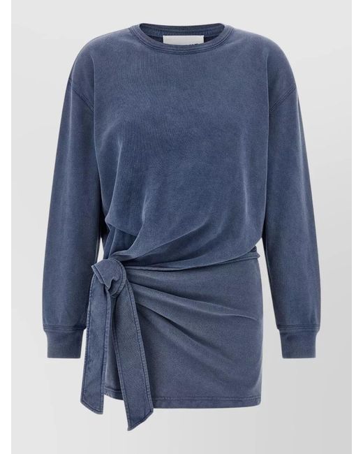 Isabel Marant Blue Cotton Mini Dress