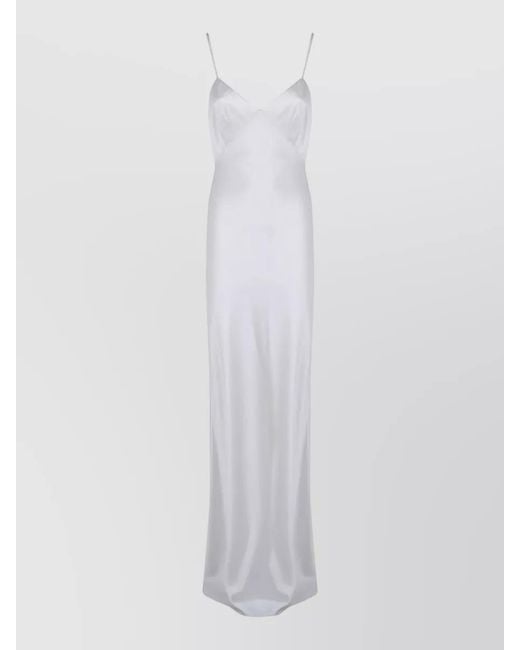 Max Mara White Silk Nightdress
