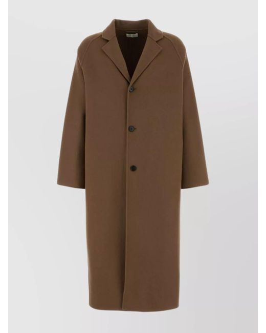 The Row Brown Tailored Coat Raglan Sleeves for men