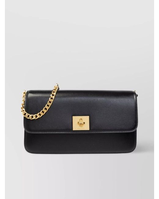 Golden Goose Deluxe Brand Black Leather Shoulder Bag