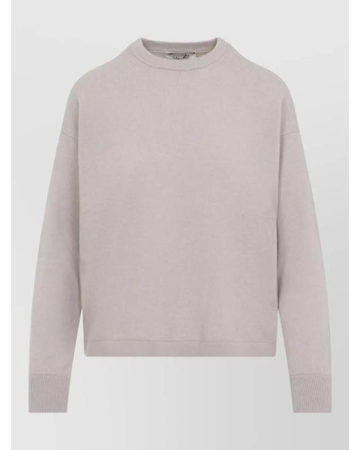 Max Mara Multicolor Cashmere Wool Boxy-Fit Jumper